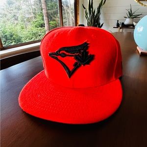 New Era 9Fifty Orange Snapback Blue Jays Hat